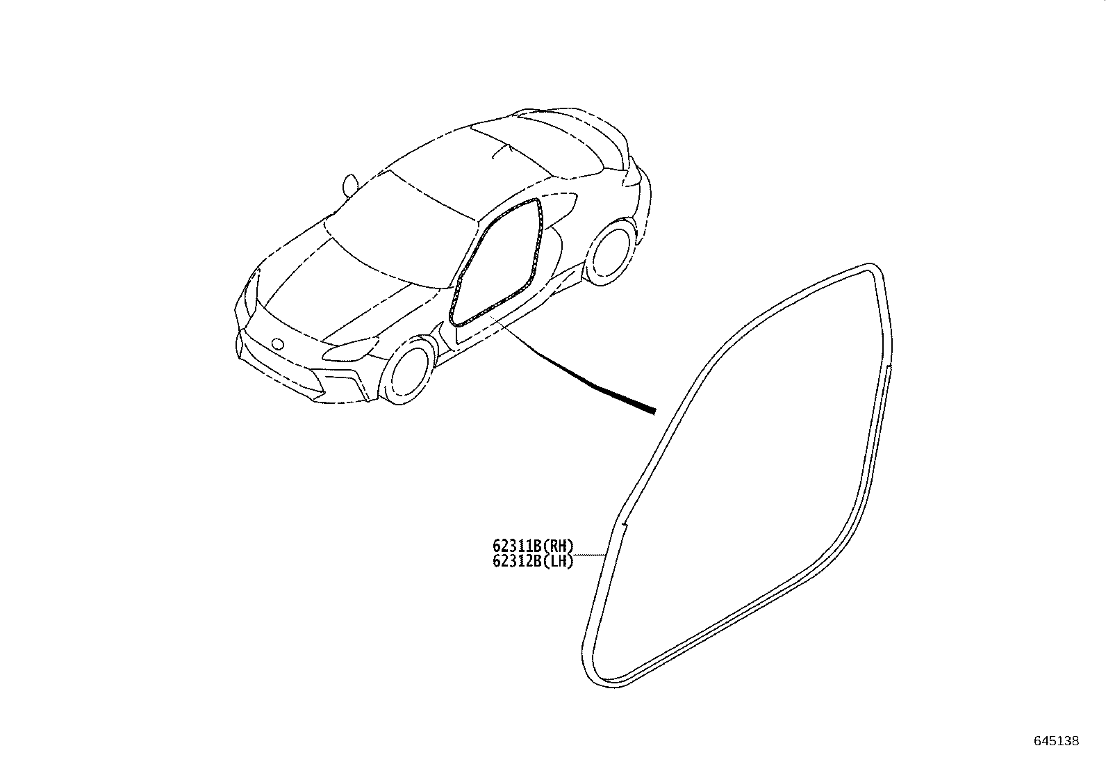SU003-10182 BOARD, COWL SIDE TRIM, LH product image