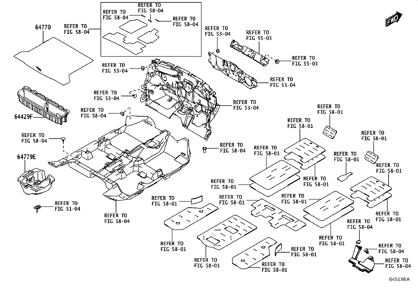 64330-WC003 PANEL ASSY, PACKAGE TRAY TRIM product image