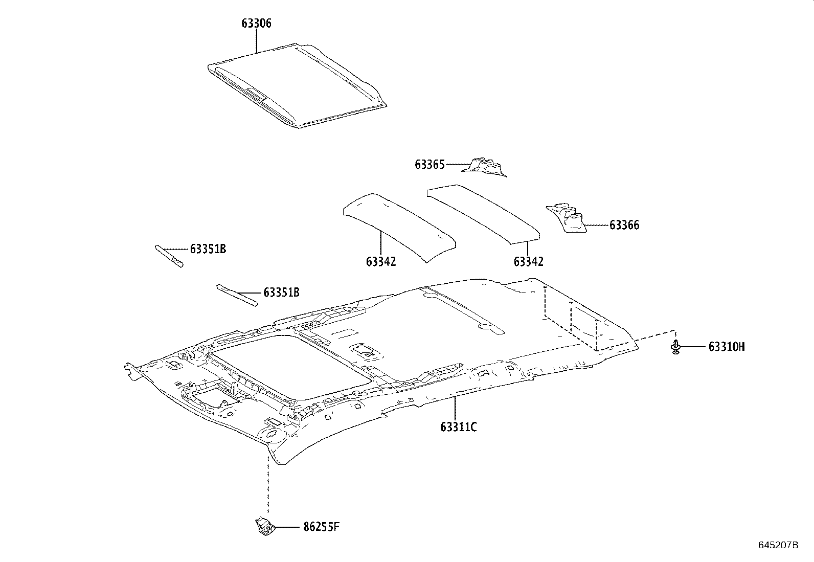 Thumbnail 2 for 63306-0A040-B0