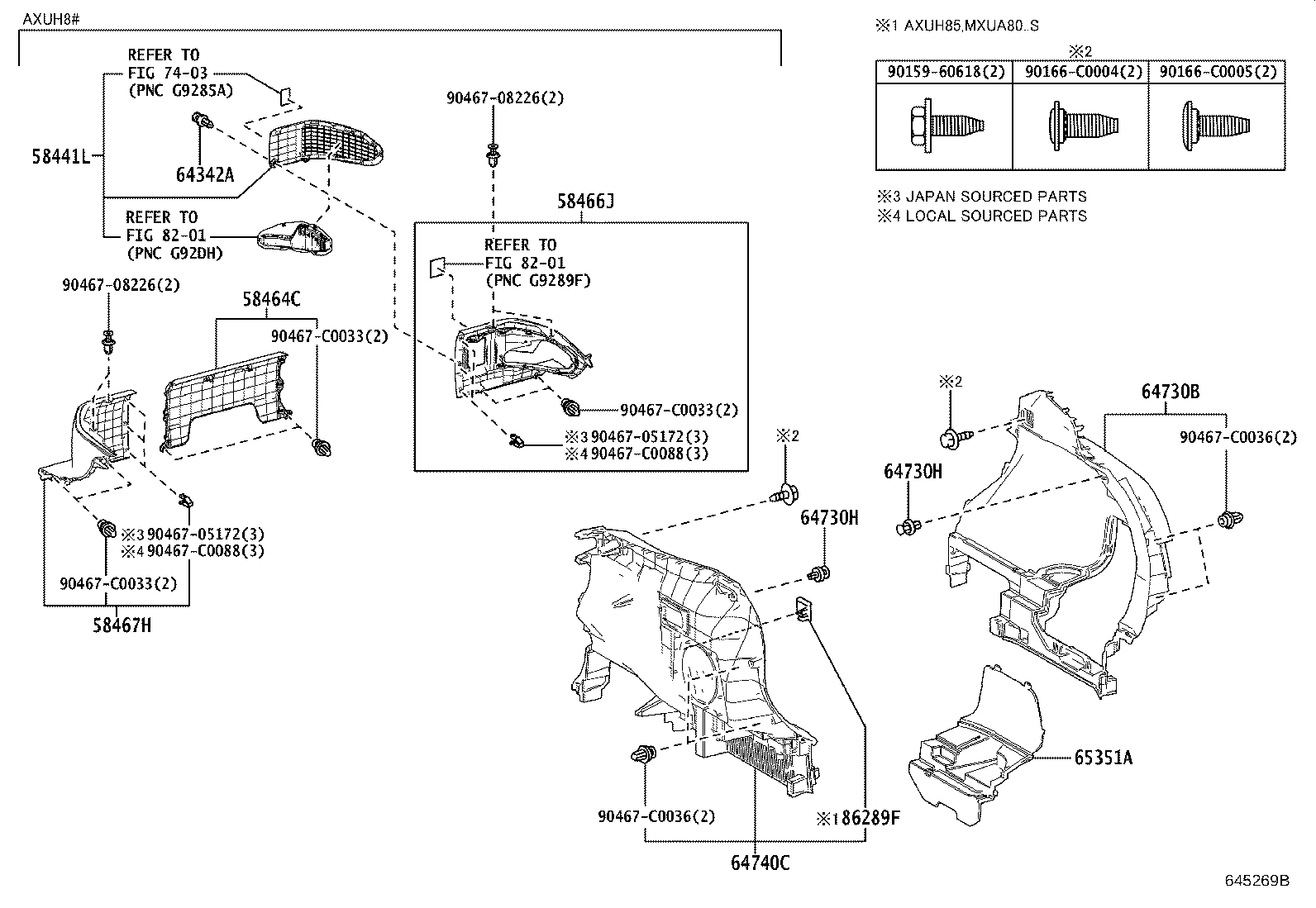 64779-0E010 TRAY, SPARE WHEEL COVER product image