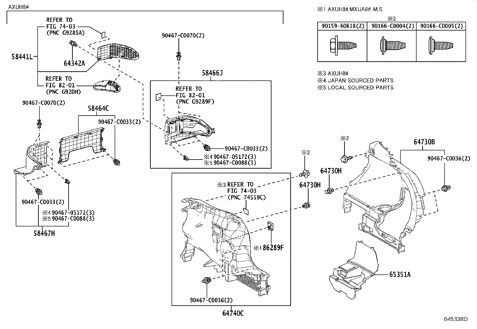 64779-0E020 TRAY, SPARE WHEEL COVER product image