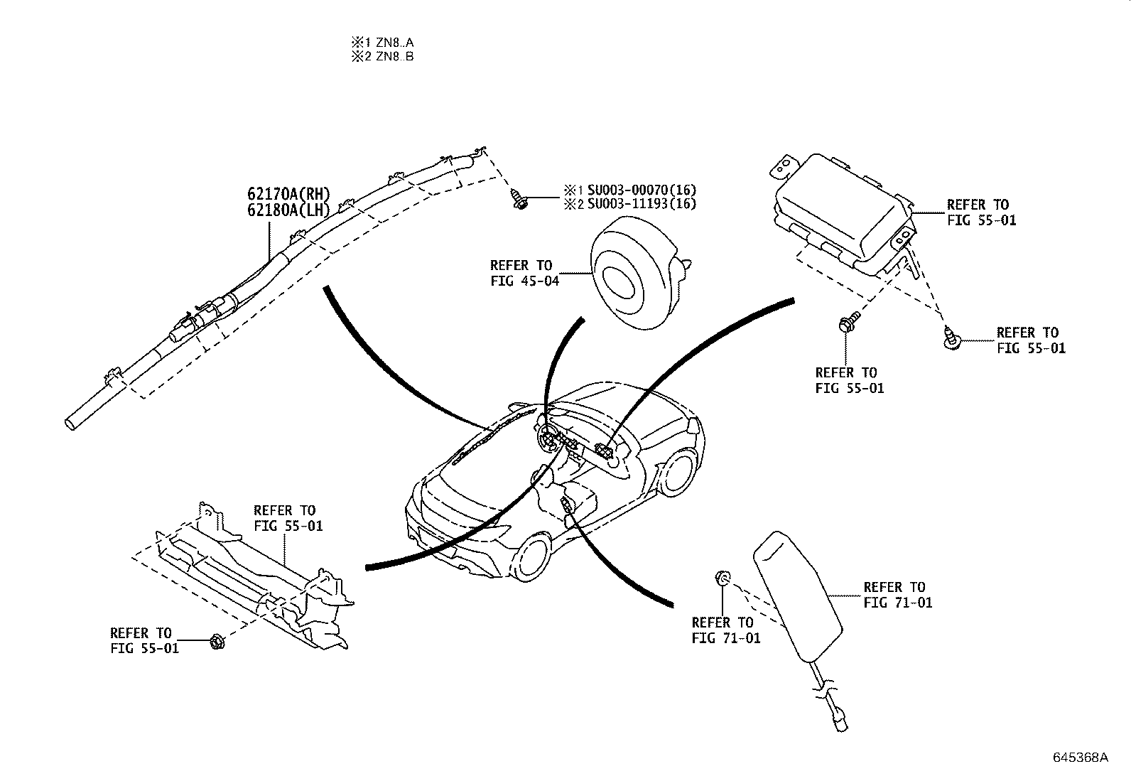 SU003-10182 BOARD, COWL SIDE TRIM, LH product image