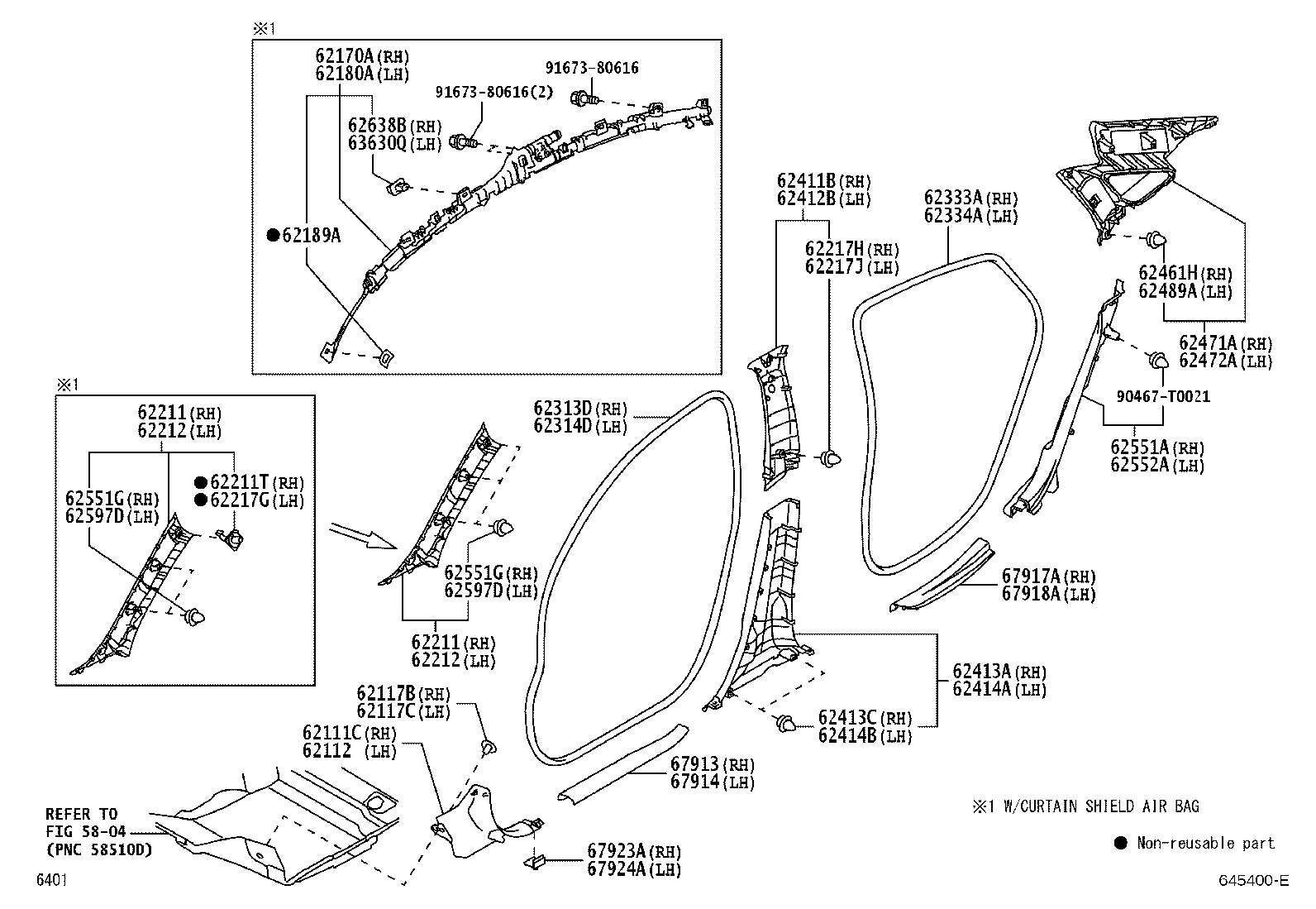 67924-BZ020 CLAMP, DOOR SCUFF PLATE, NO.1 product image