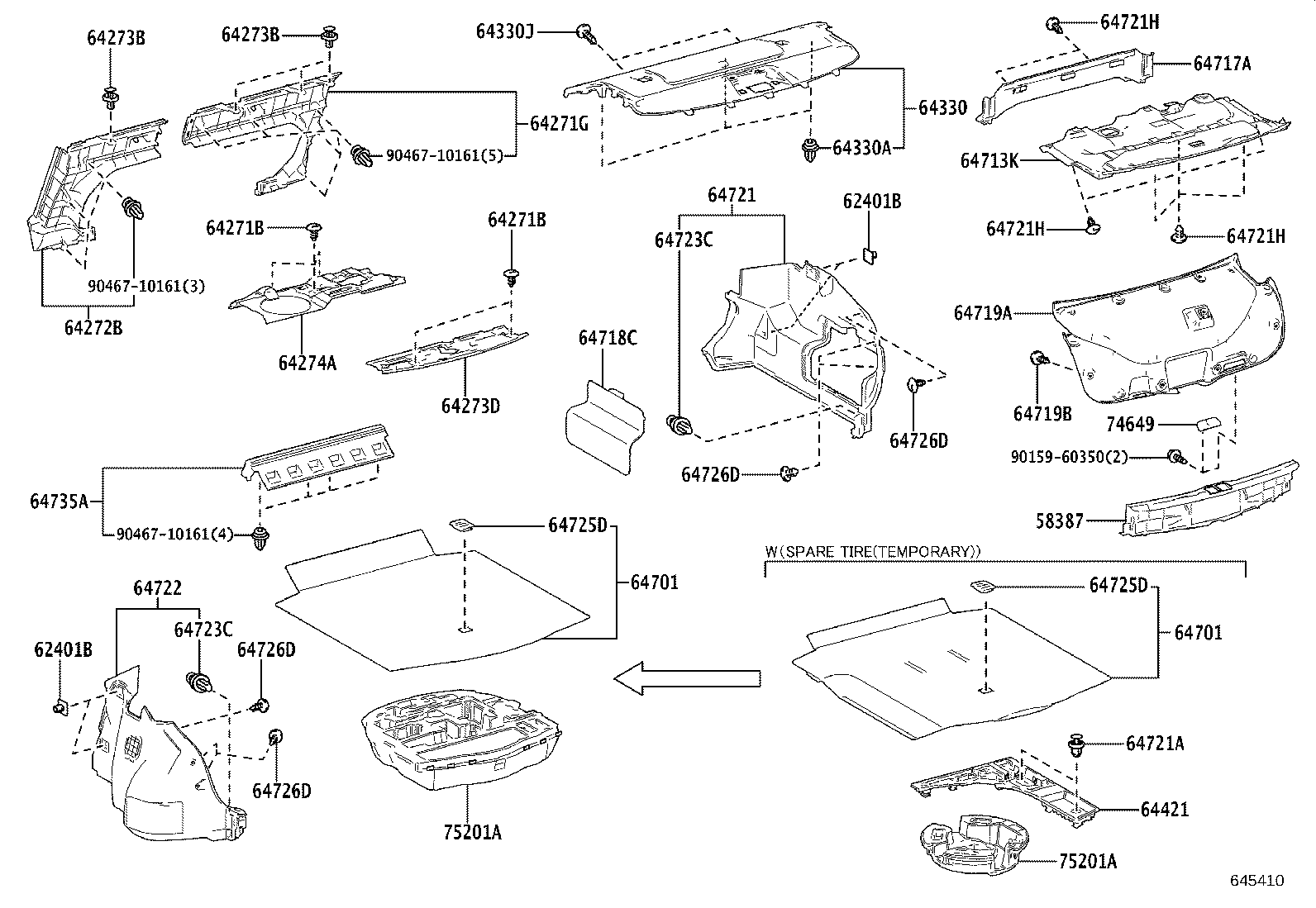 75201-30140 BOX, TOOL product image
