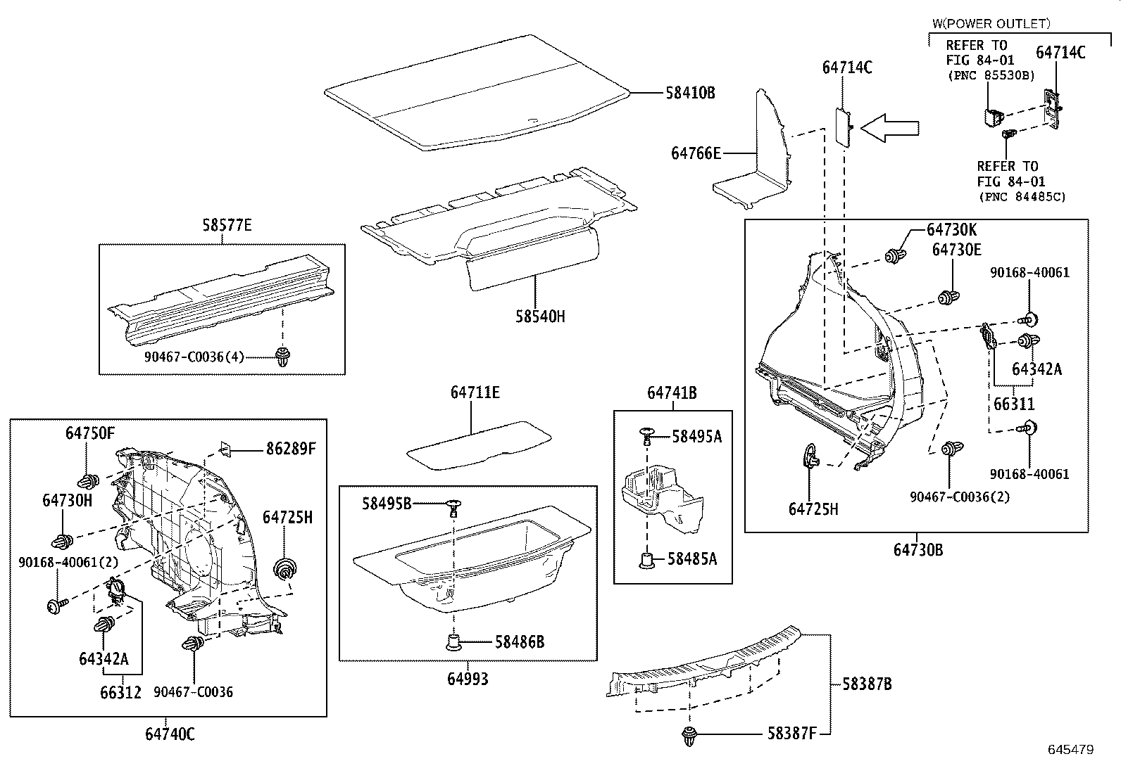 58513-0R070 MAT ASSY, FLOOR, REAR product image