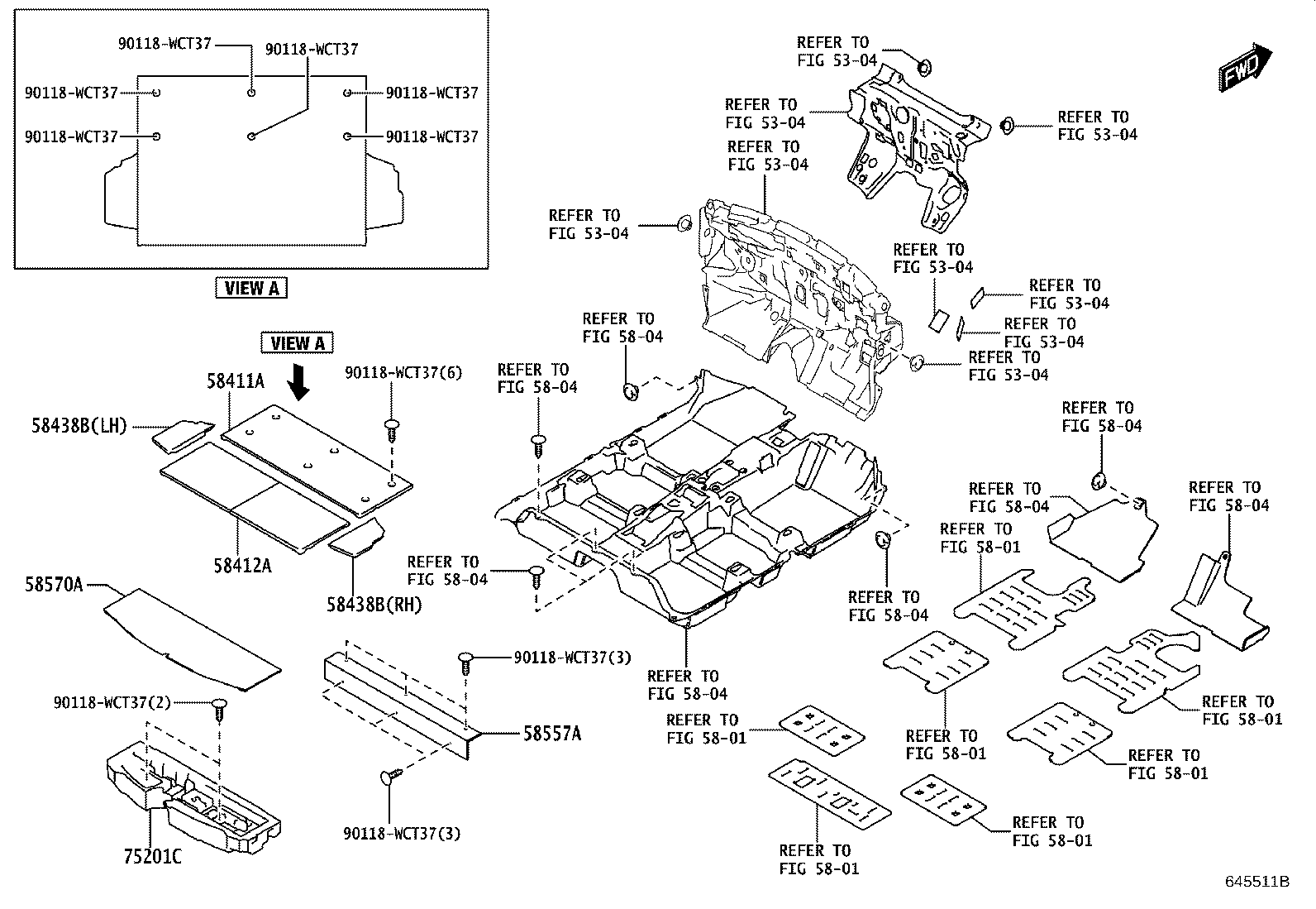 64306-WC003 SUSPENDER SUB-ASSY, PACKAGE TRAY TRIM product image