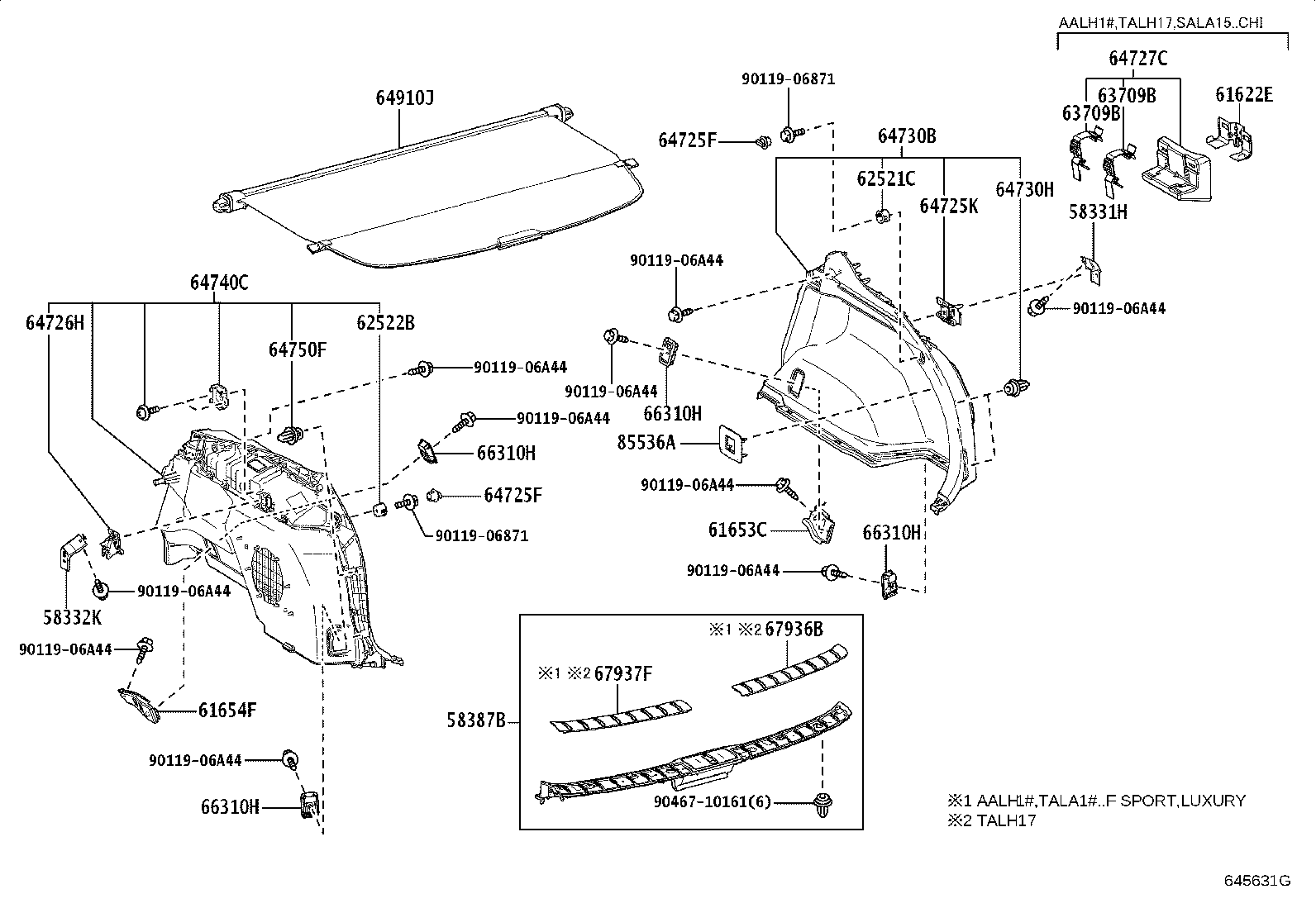64995-48060 BOX, DECK FLOOR, RH product image