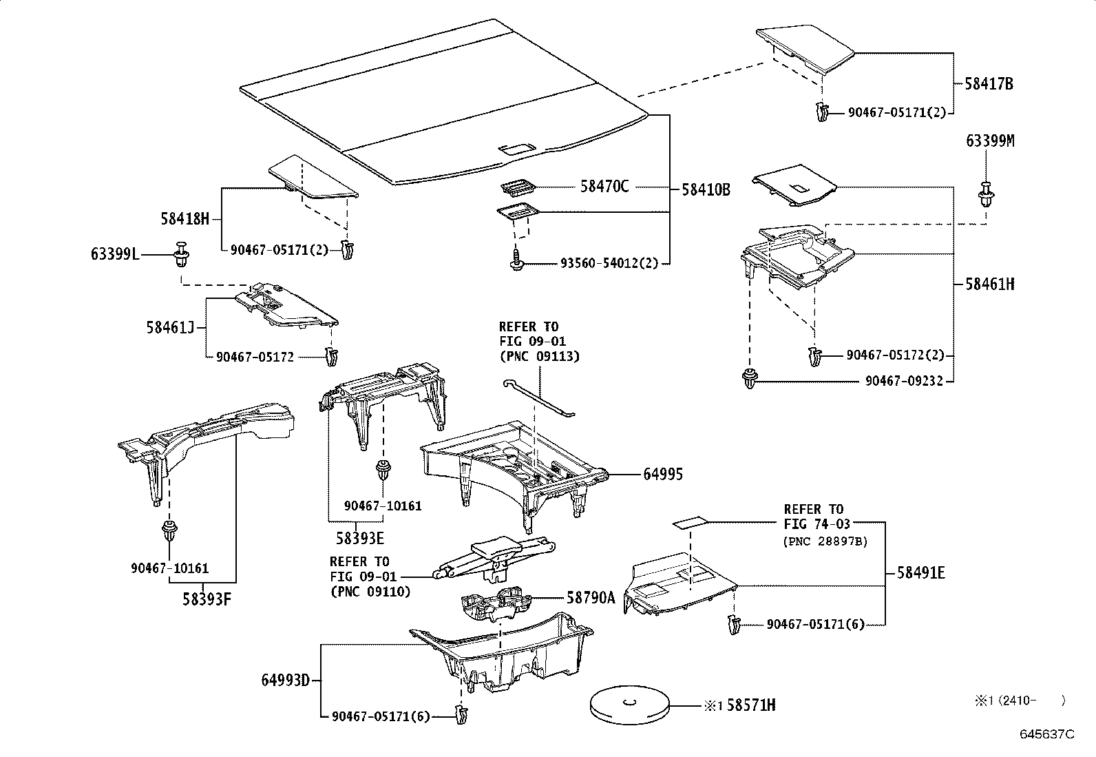 64995-48060 BOX, DECK FLOOR, RH product image
