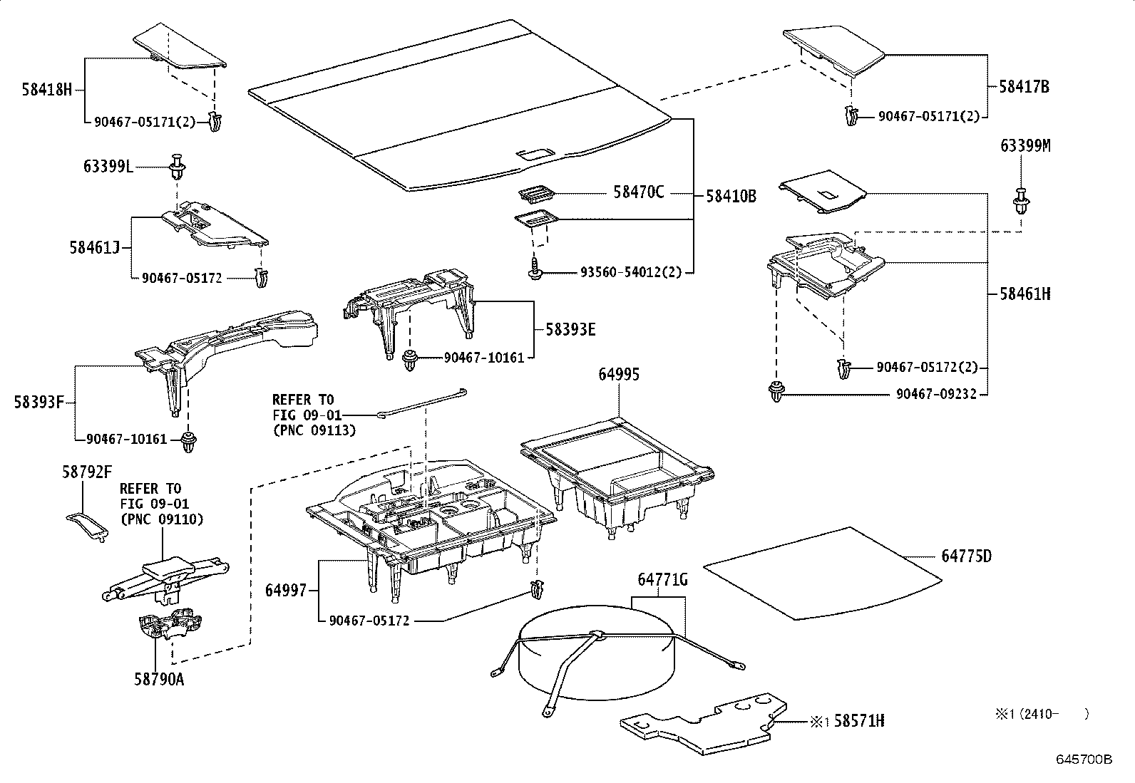 64995-48060 BOX, DECK FLOOR, RH product image