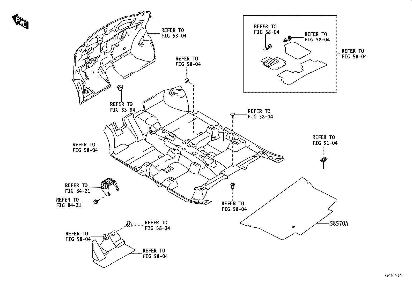 64306-WC005 SUSPENDER SUB-ASSY, PACKAGE TRAY TRIM product image