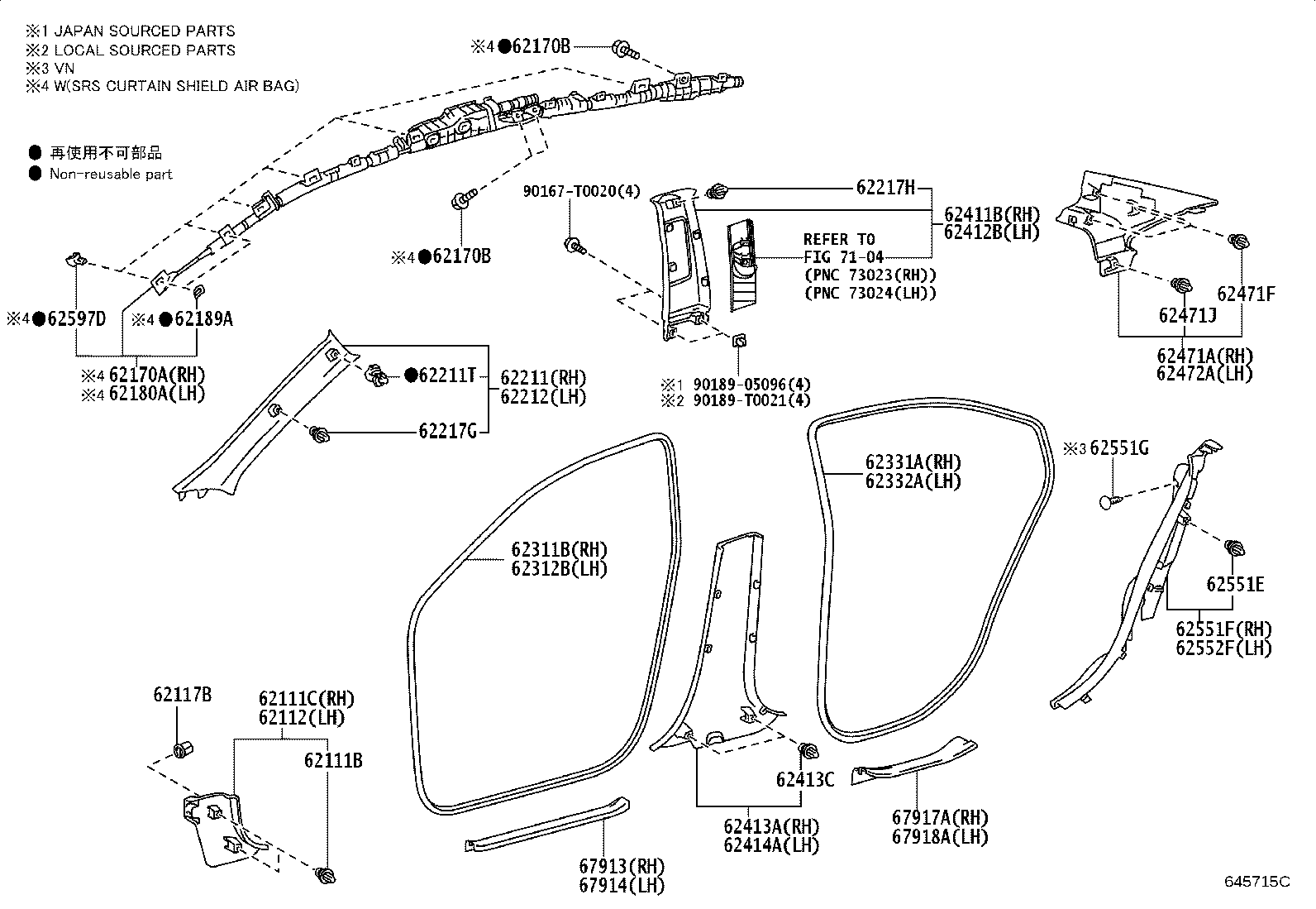 Thumbnail 2 for 62211-0DB10-B0