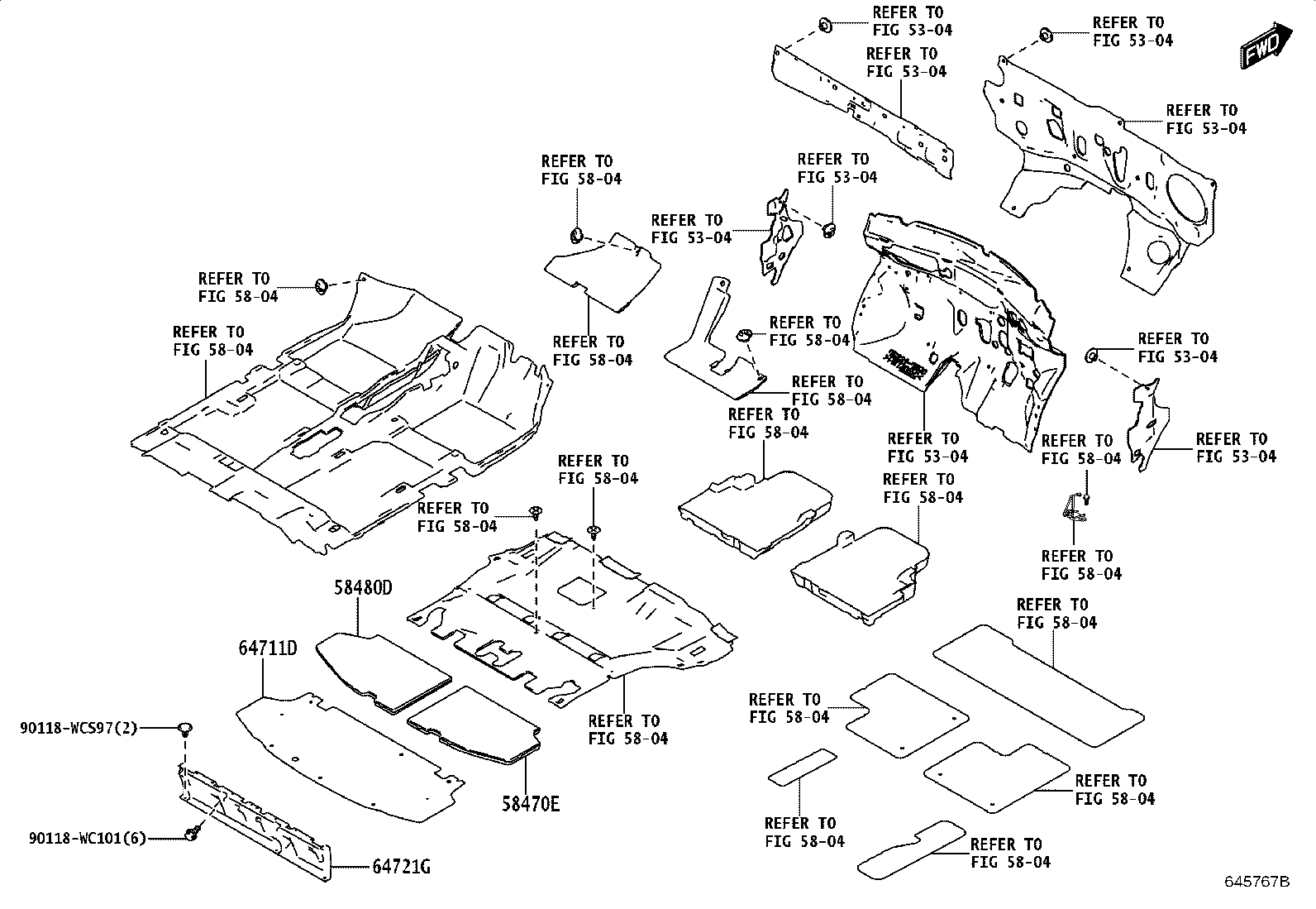 62530-WC009 PANEL ASSY, DECK TRIM SIDE, RH product image