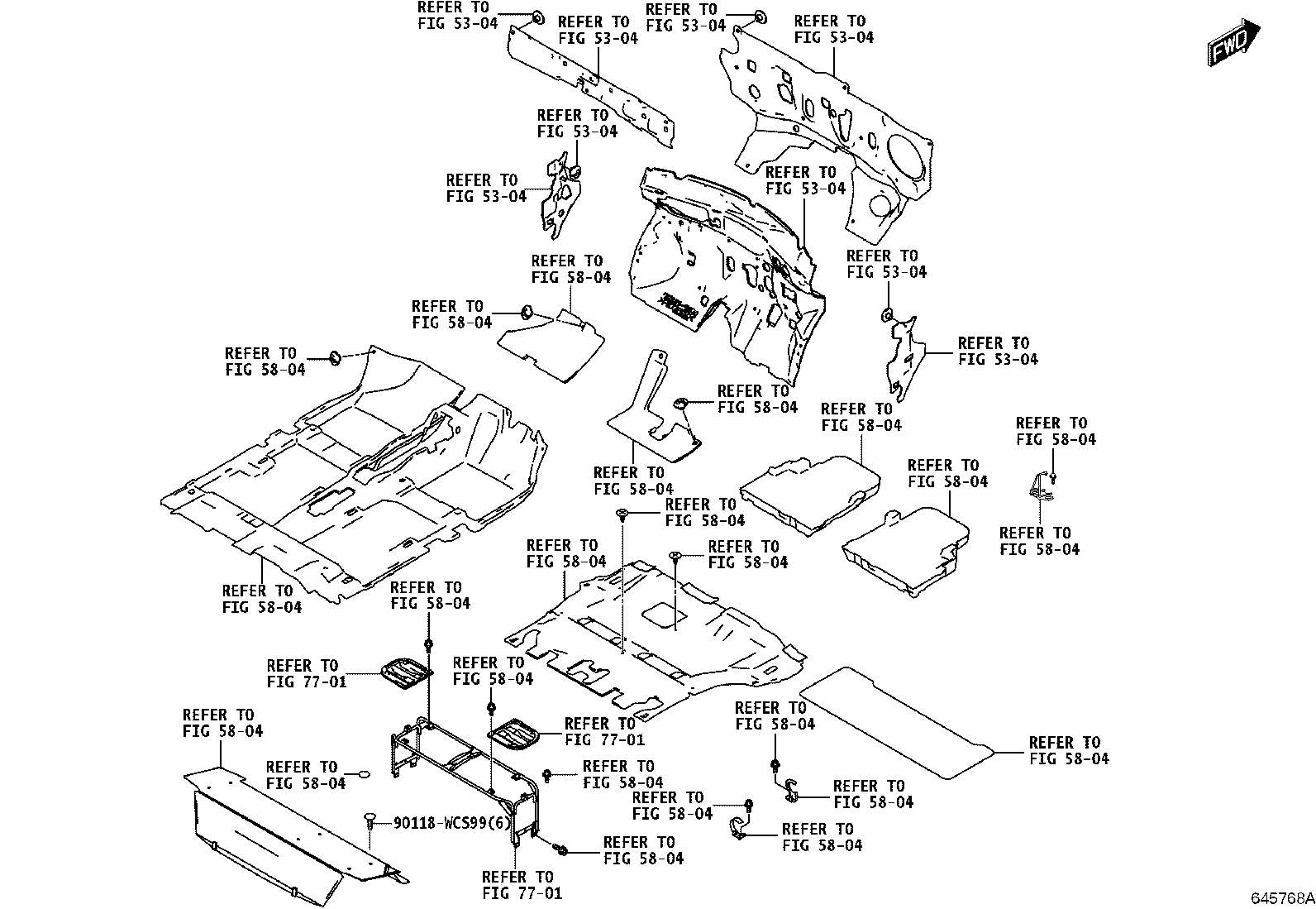 62530-WC009 PANEL ASSY, DECK TRIM SIDE, RH product image