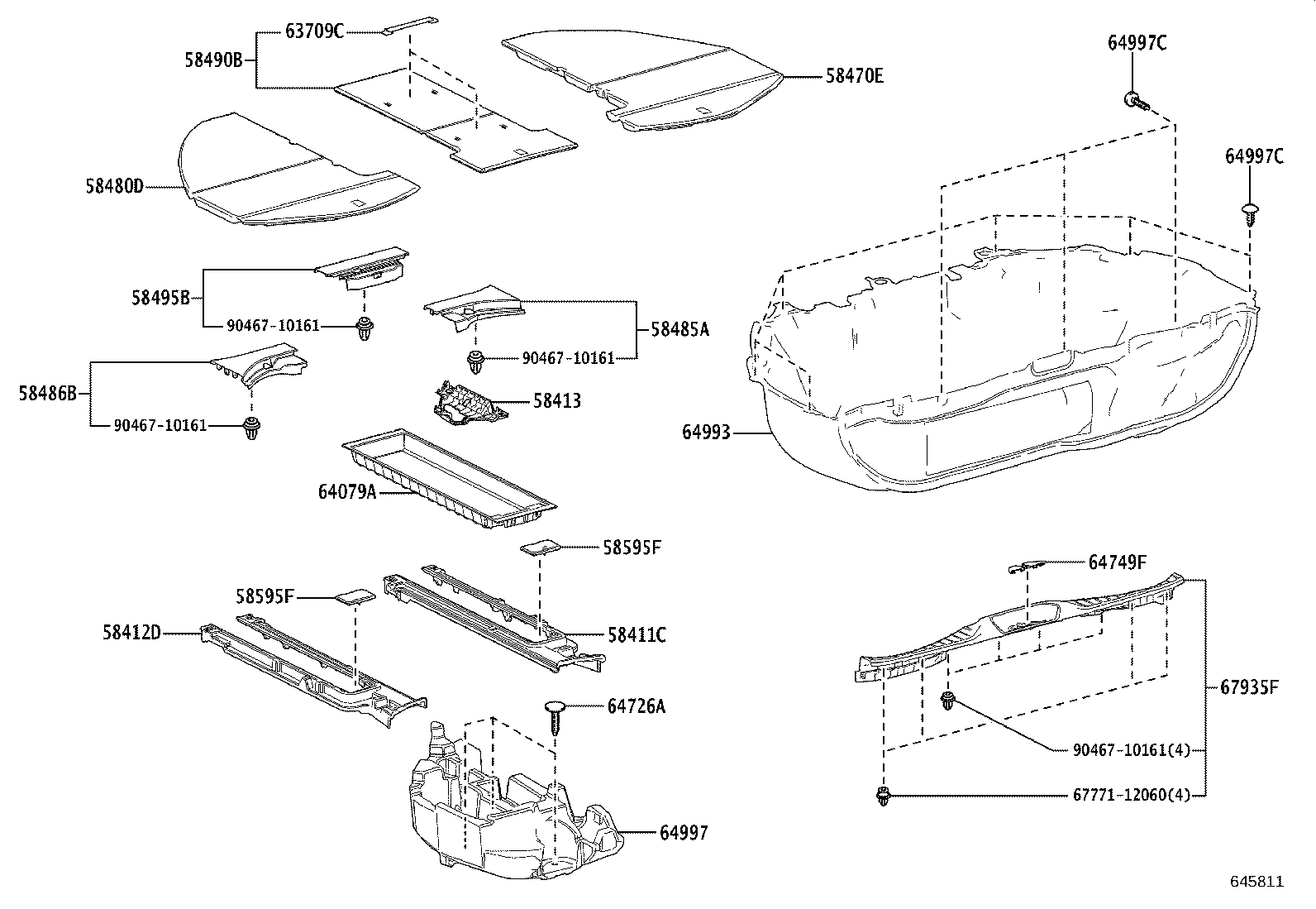 63709-V2010 BAND SUB-ASSY, ROOM RACK product image