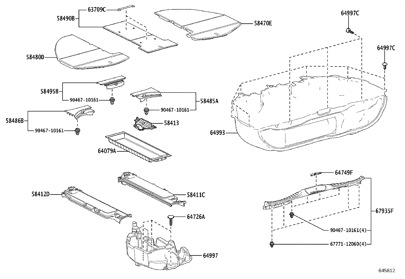 63709-V2010 BAND SUB-ASSY, ROOM RACK product image