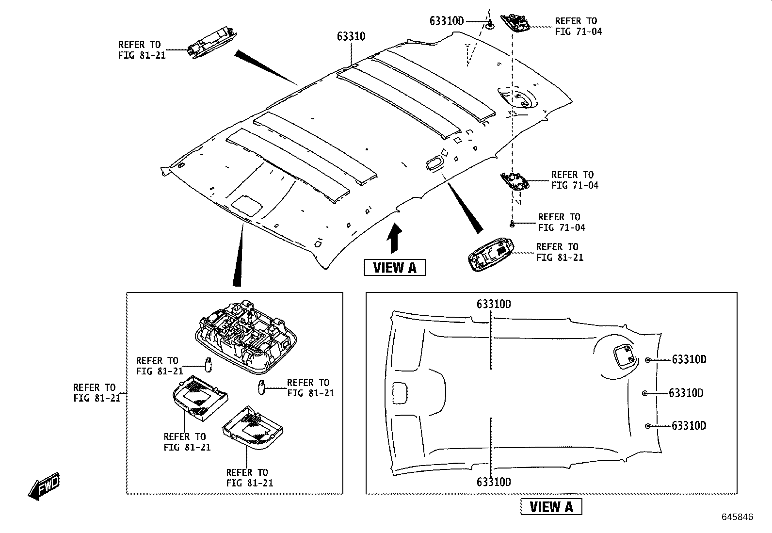 63306-WC001 TRIM SUB-ASSY, SUNSHADE product image