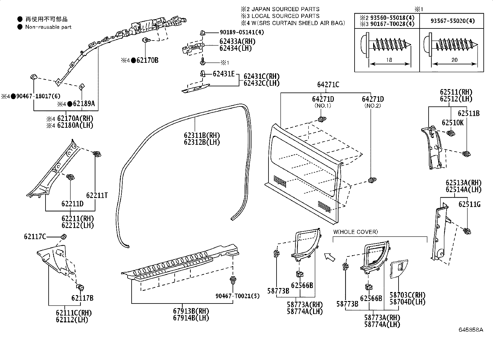 Thumbnail 2 for 62212-KK060-B0