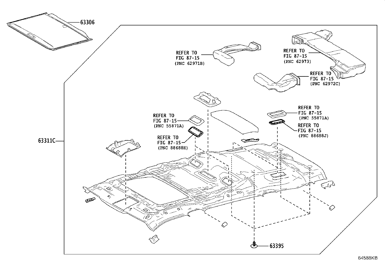 Thumbnail 6 for 63306-0E110-B0