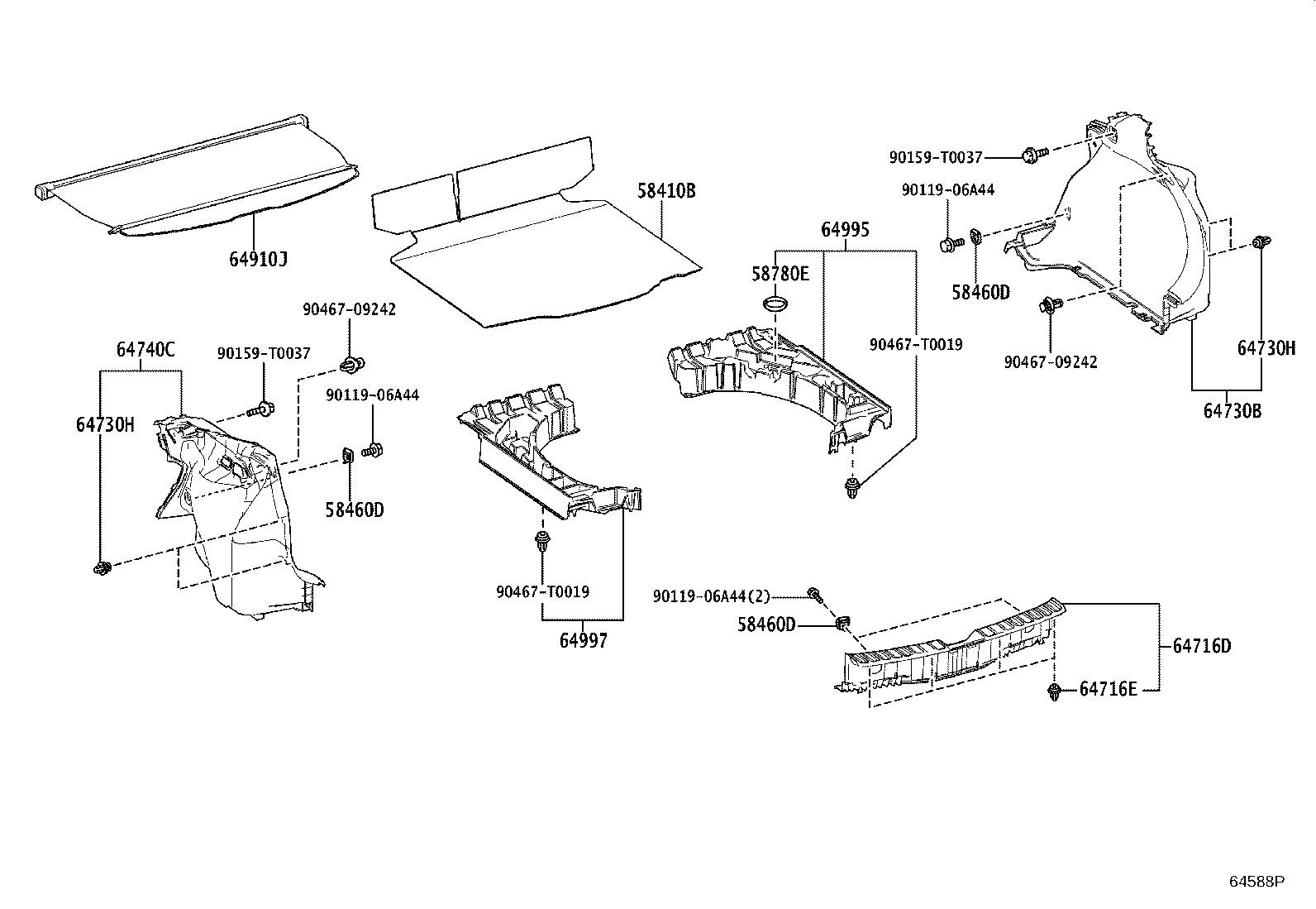 64910-0A010-C0 COVER ASSY, TONNEAU product image