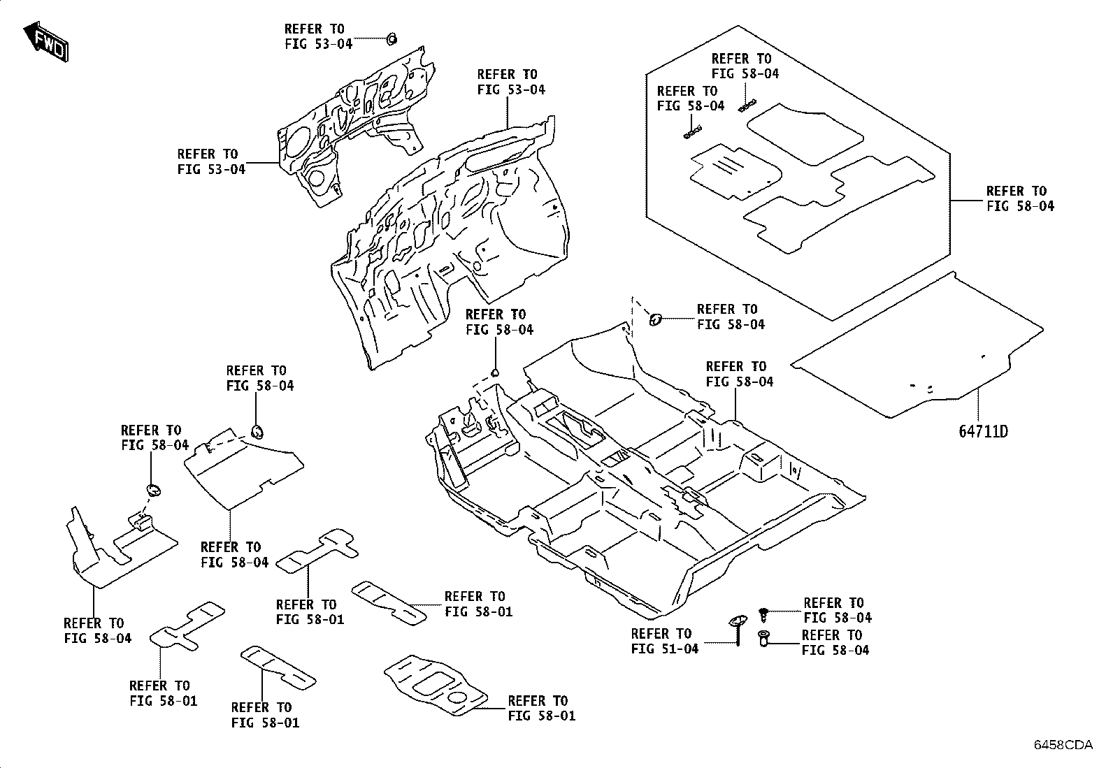90118-WC589 CLIP(FOR DECK TRIM REAR COVER) product image