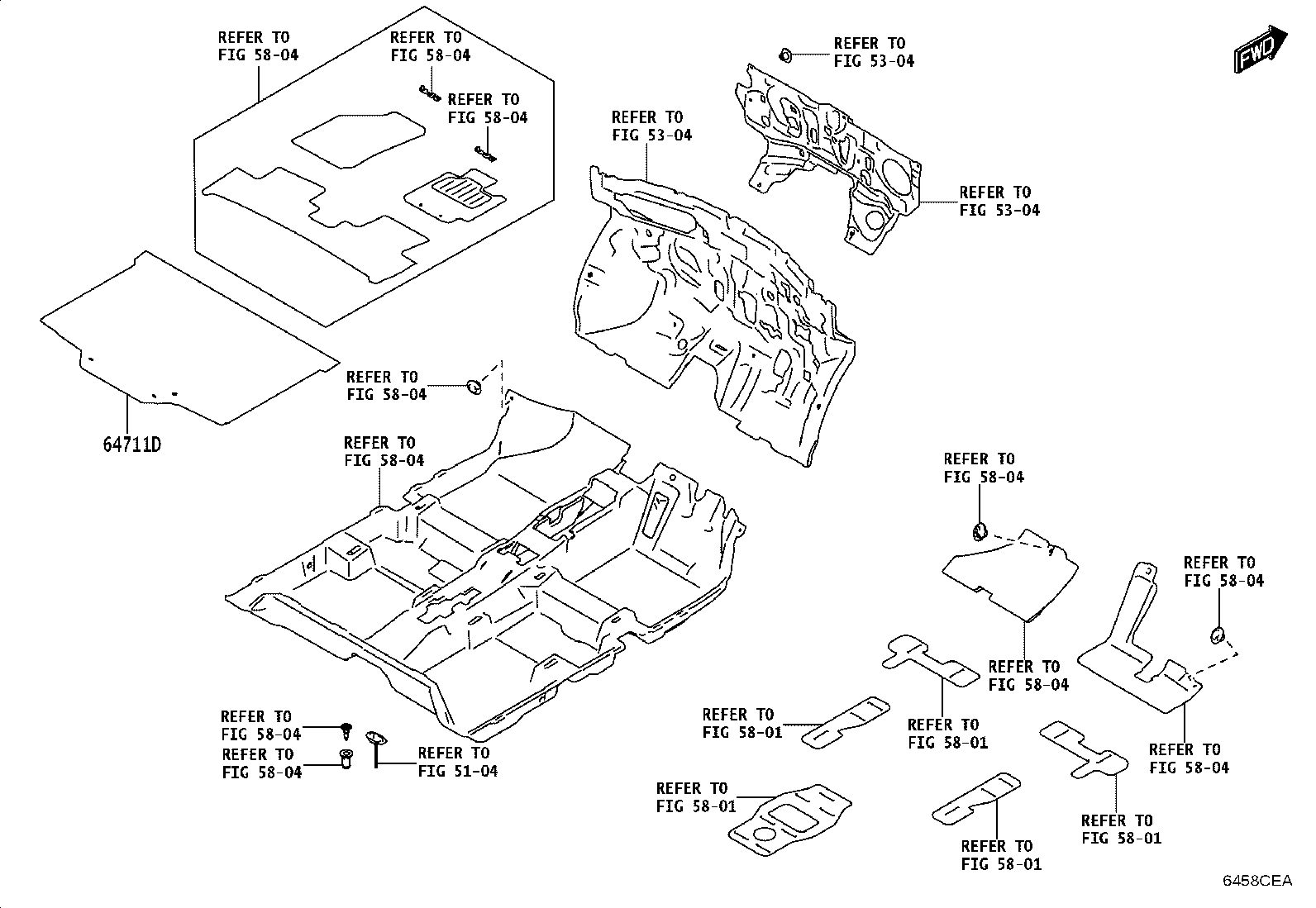 90118-WC589 CLIP(FOR DECK TRIM REAR COVER) product image