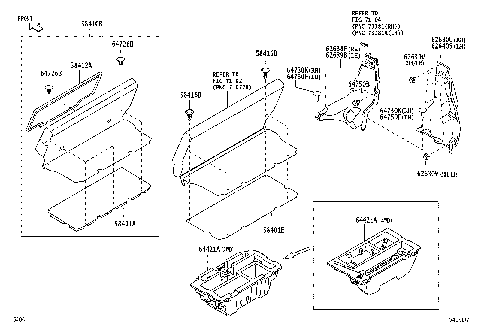 64421-B2180 TRAY, LUGGAGE COMPARTMENT product image