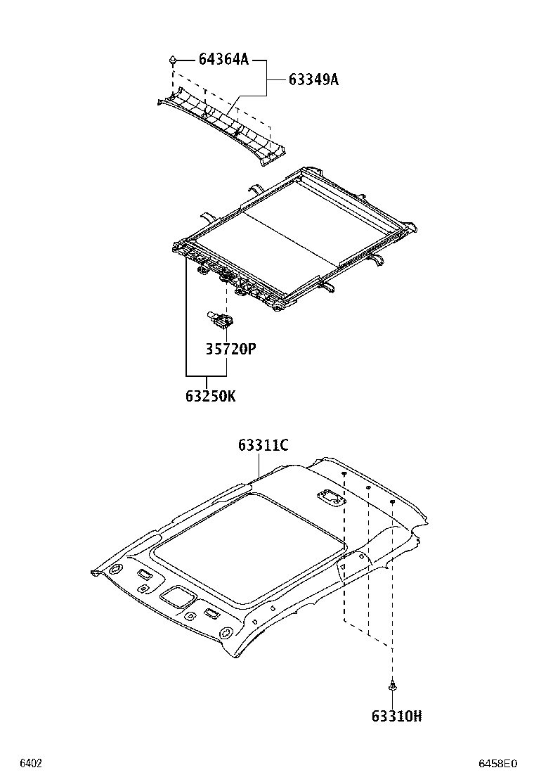 63341-BZ260 PAD, ROOF SILENCER, NO.1 product image