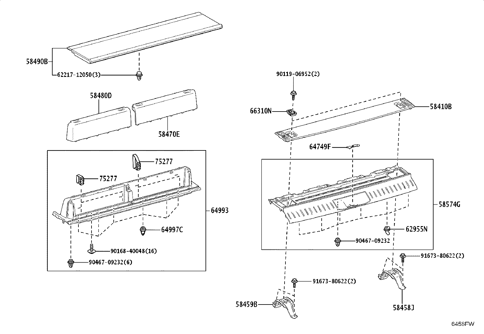 64279-60040 BAND, TOOL, NO.1 product image