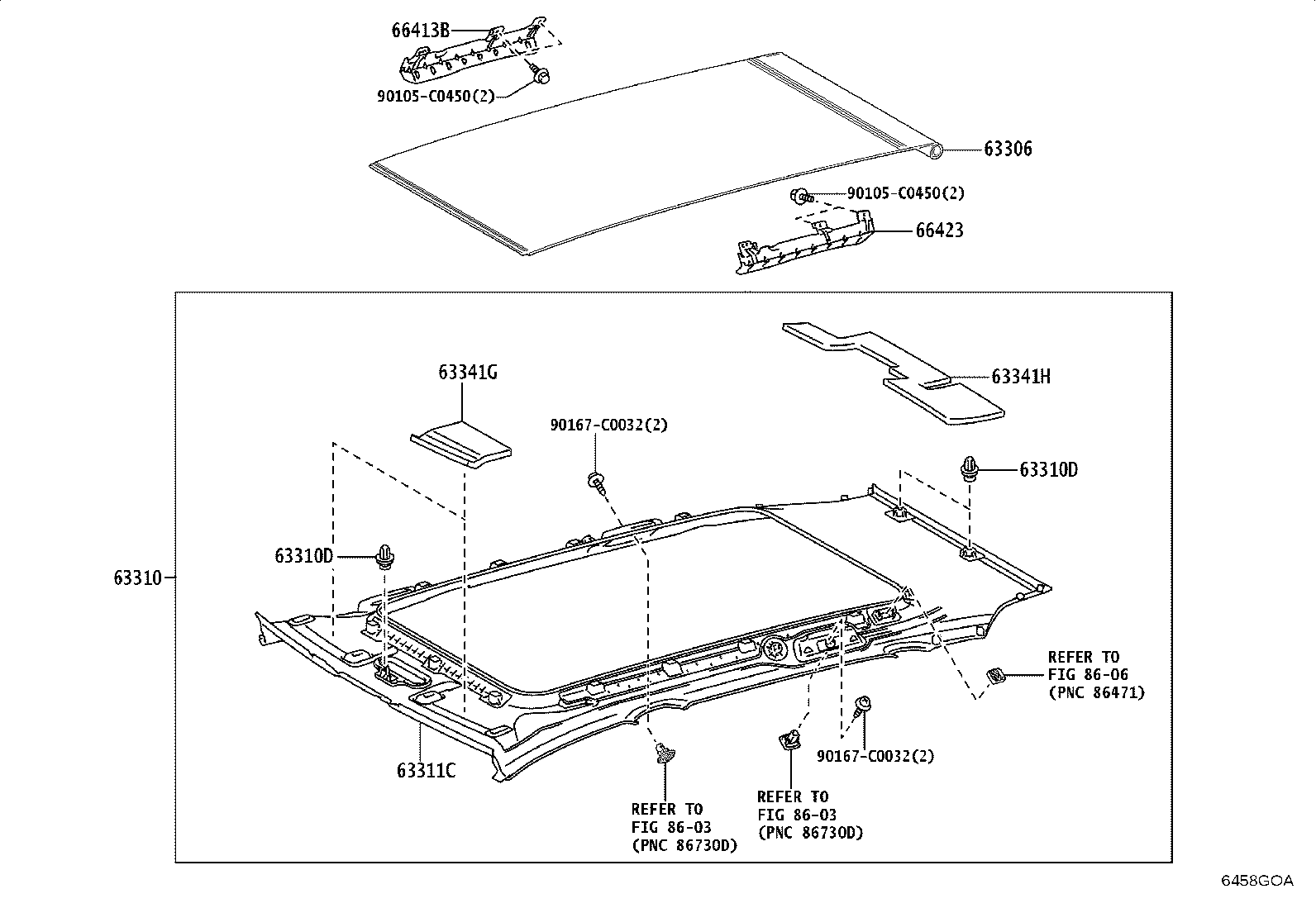 62175-YL010 SPACER, SIDE RAIL, FRONT RH product image