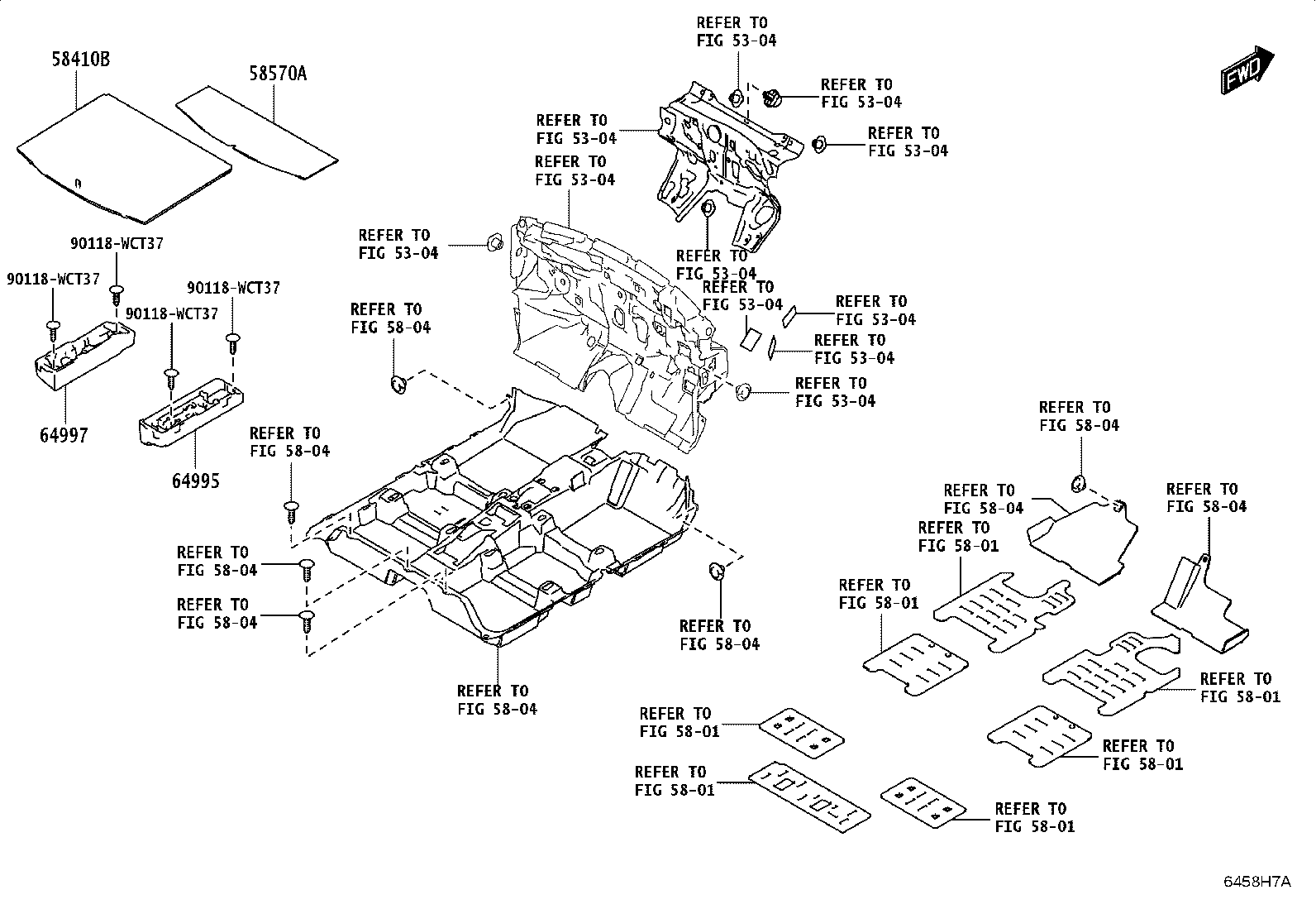 58570-WC021 MAT, REAR product image