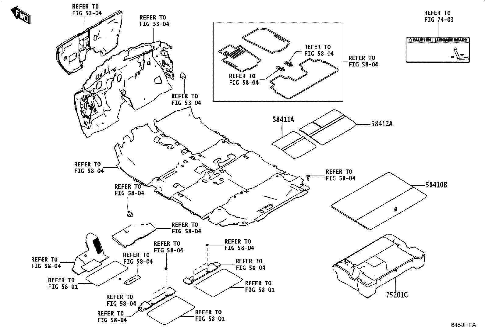 62530-WC005 PANEL ASSY, DECK TRIM SIDE, RH product image