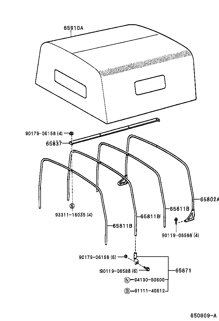 65910-60110 TARPAULIN ASSY product image