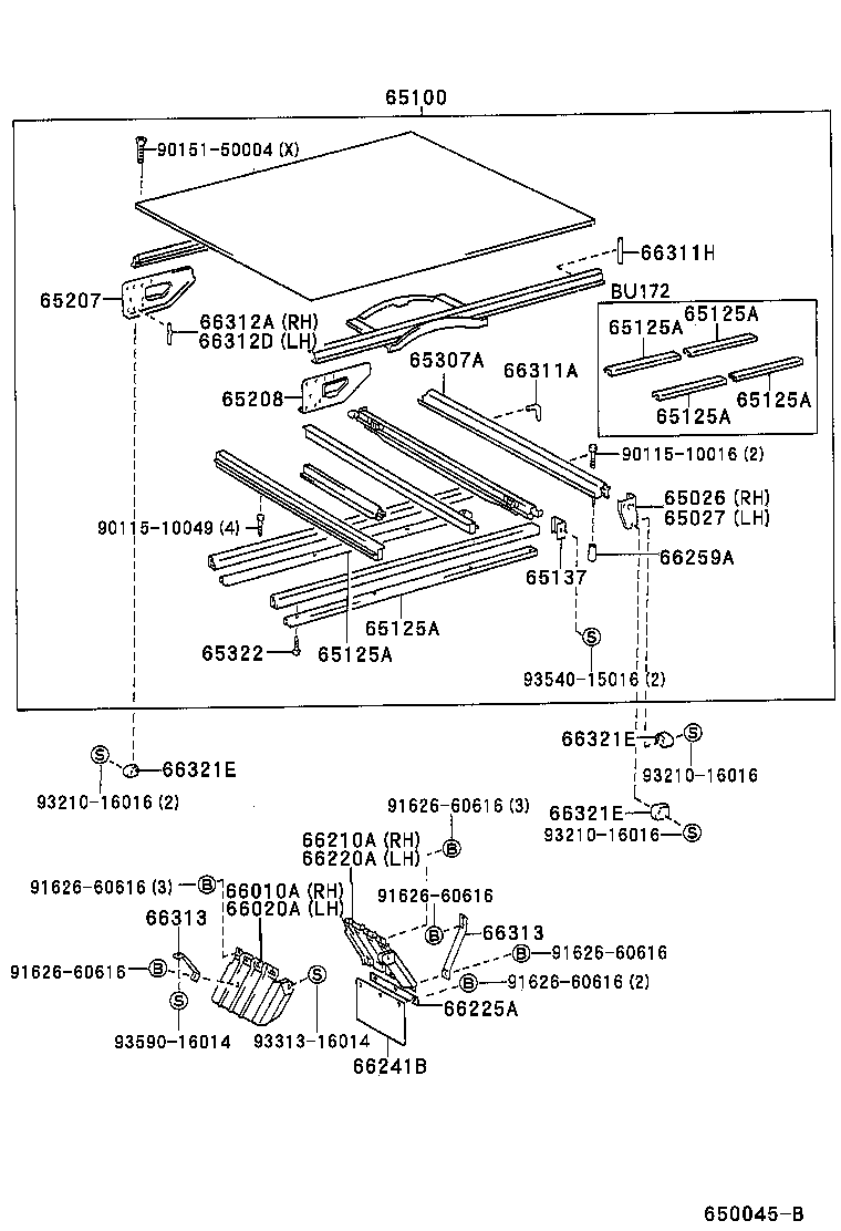 65100-3V280 FLOOR ASSY, REAR BODY product image