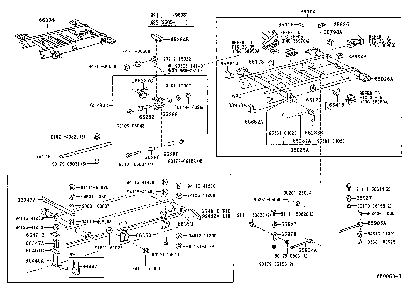 65026-93302 HINGE SUB-ASSY, VESSEL product image
