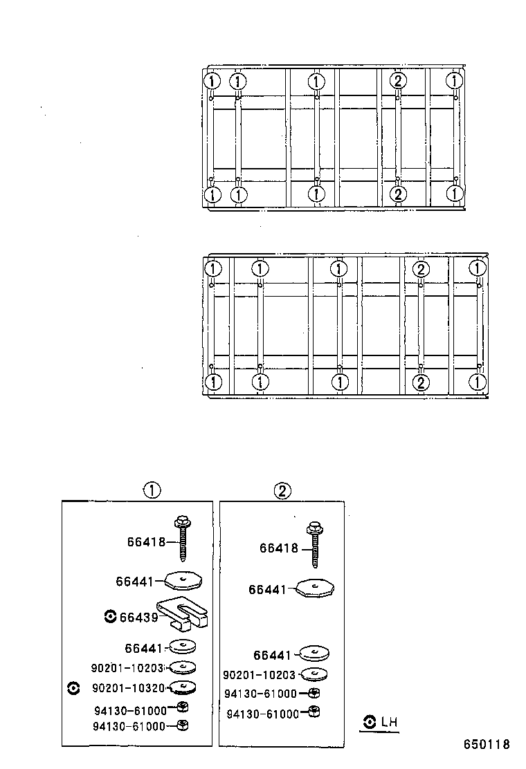 90109-10156 BOLT, MOUNTING product image