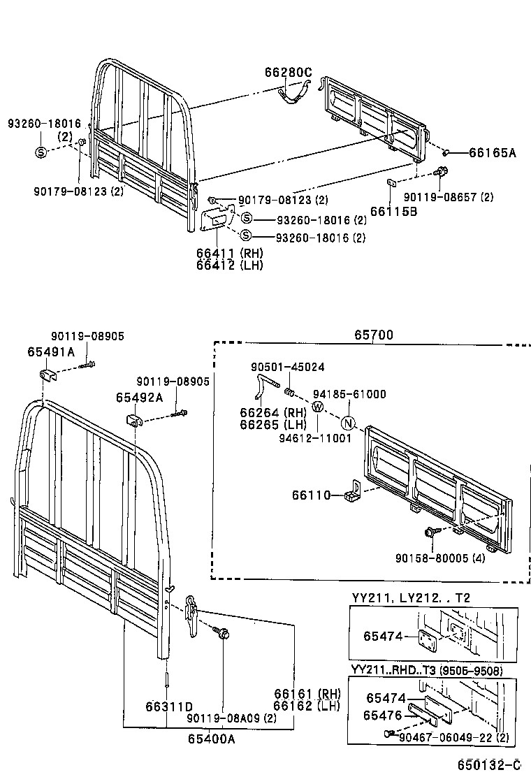 65491-37010 STOP, GUARD FRAME LOAD SLIDE, RH product image