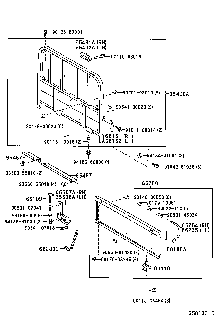 65491-37010 STOP, GUARD FRAME LOAD SLIDE, RH product image