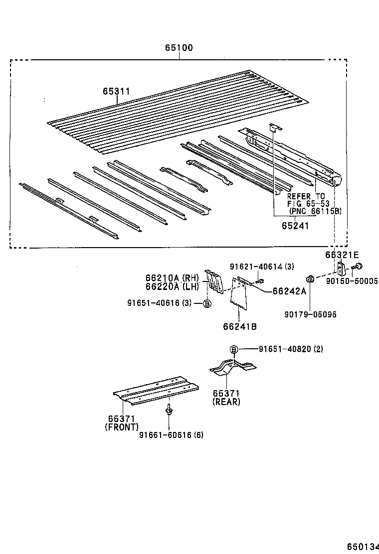 65100-25610 FLOOR ASSY, REAR BODY product image