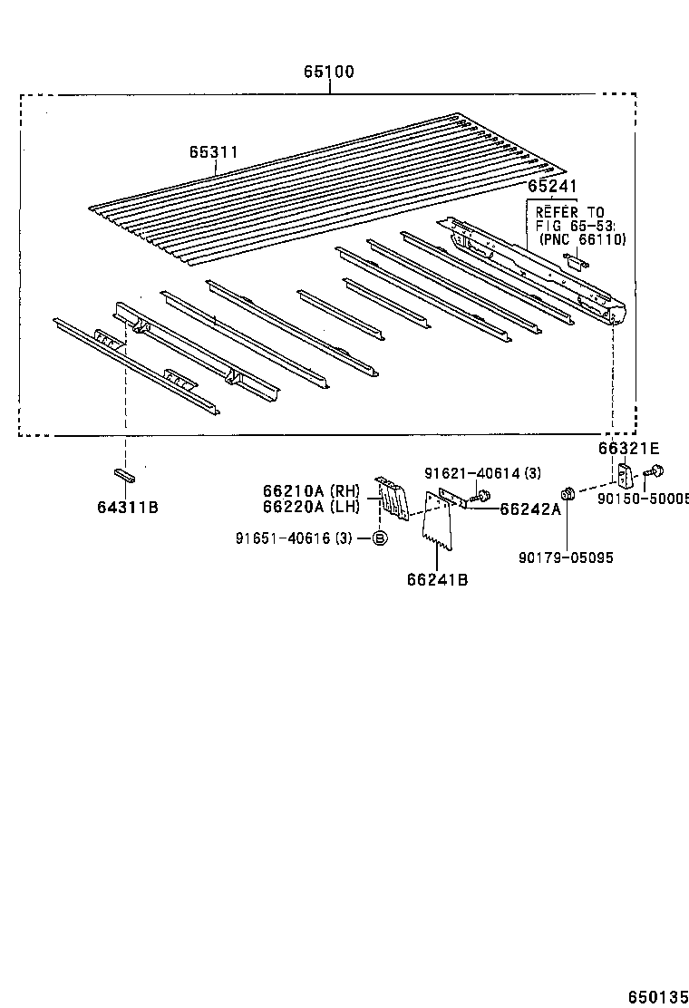 65100-25610 FLOOR ASSY, REAR BODY product image