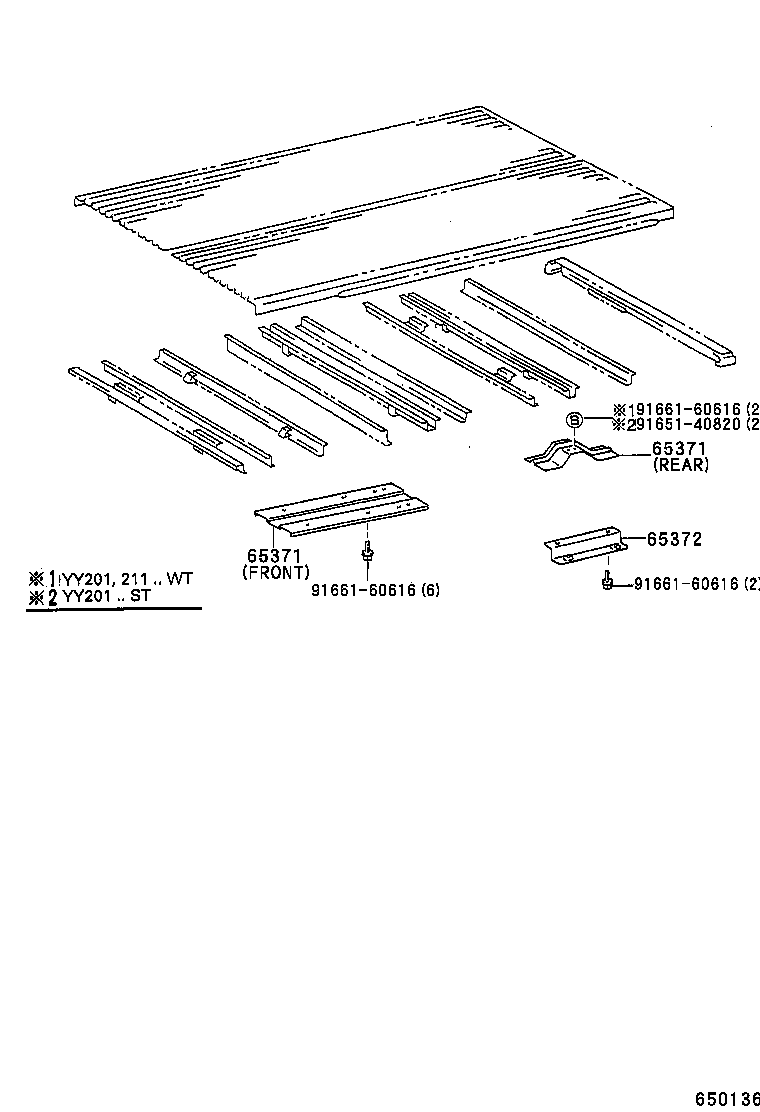 65100-25610 FLOOR ASSY, REAR BODY product image