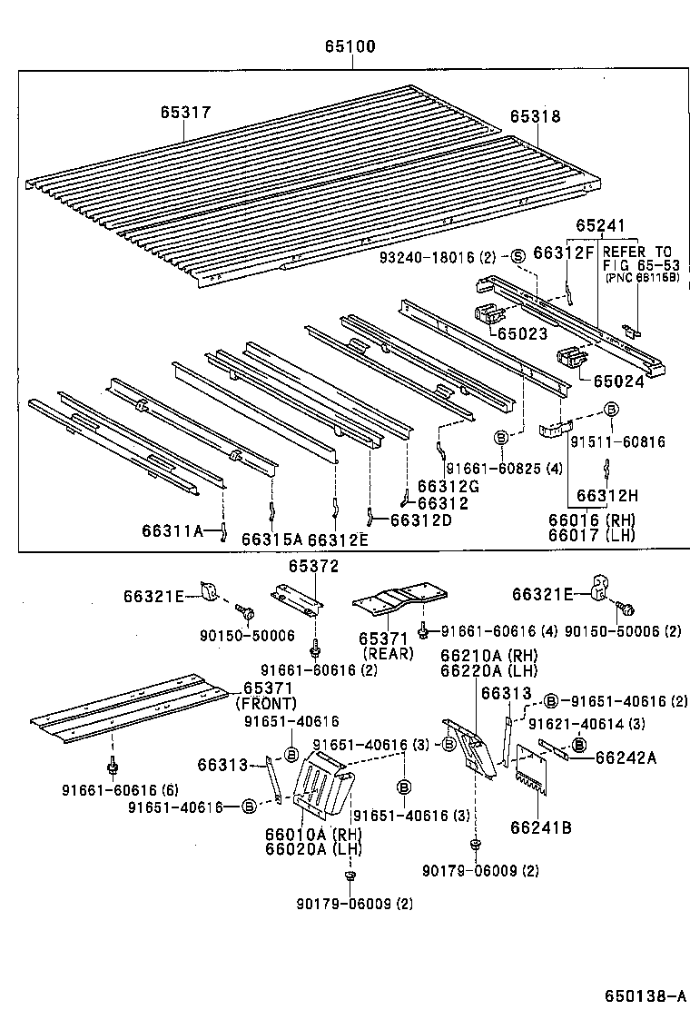 65100-25071 FLOOR ASSY, REAR BODY product image