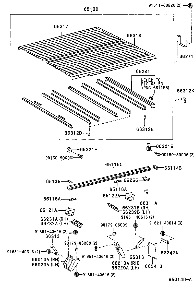 65100-25610 FLOOR ASSY, REAR BODY product image