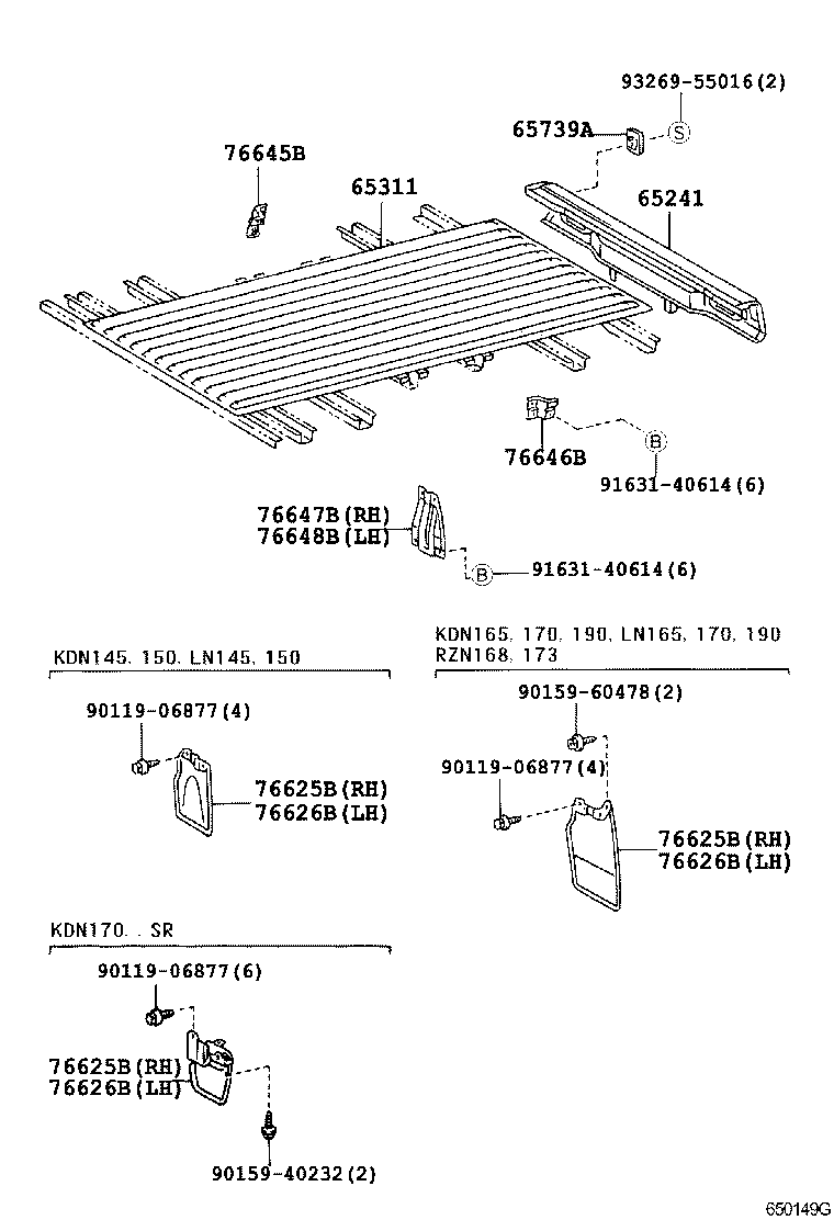 65311-04050 PANEL, FLOOR, CENTER product image