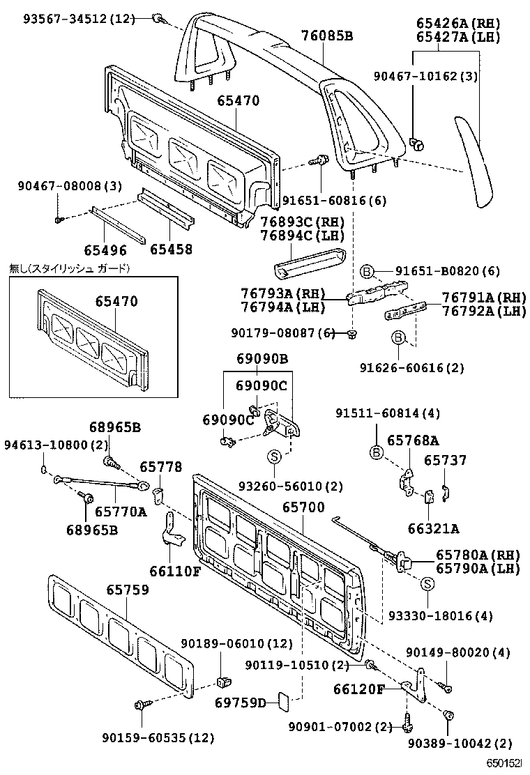 65470-35100 BOARD ASSY, HEADER product image
