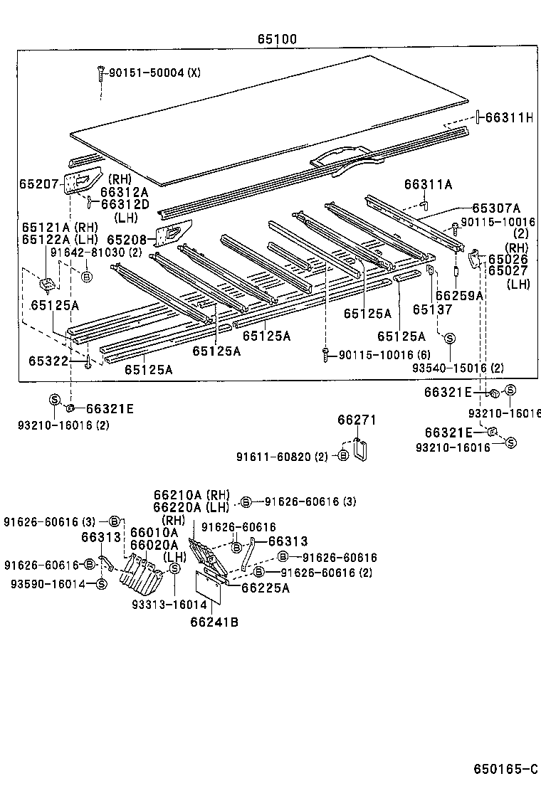 65100-3V280 FLOOR ASSY, REAR BODY product image