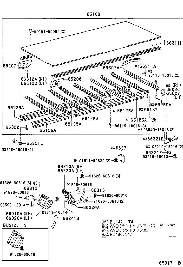 65100-3V280 FLOOR ASSY, REAR BODY product image