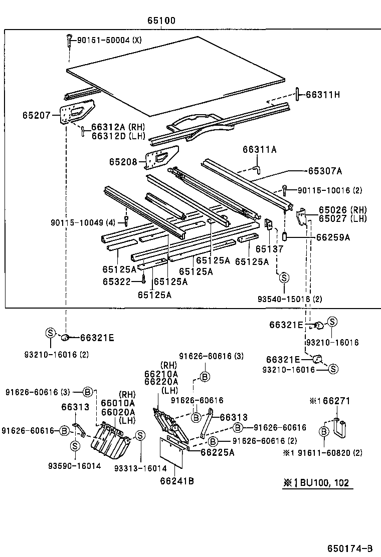 65100-3V280 FLOOR ASSY, REAR BODY product image