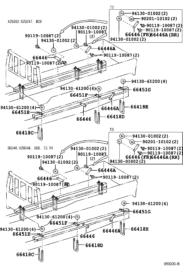 66441-37030 SHIM, MOUNTING, NO.1 product image