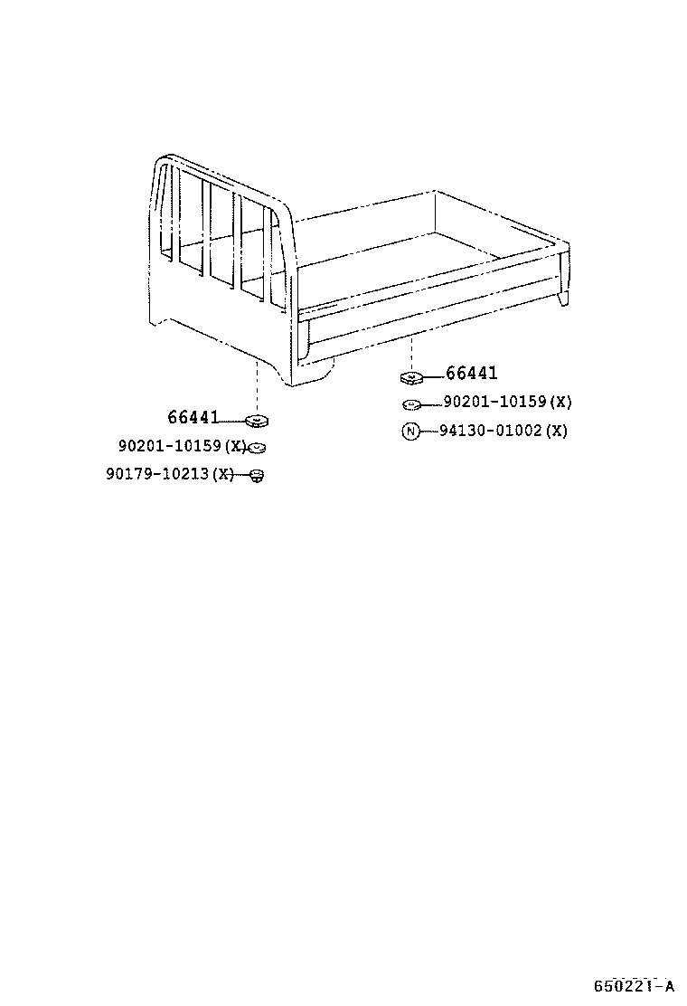 66441-37030 SHIM, MOUNTING, NO.1 product image