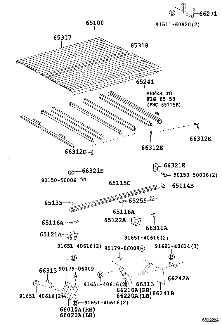 65100-25580 FLOOR ASSY, REAR BODY product image